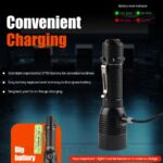 Lanternă tactică Dulotec Guardian, 1.800 lumeni, 700 de metri, baterie de 5.200 mAh, încărcare magnetică, husă » Lanternaputernica.RO