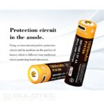 Baterie Vapcell P1418A 14500, 1800 mAh, 1,5 V, cu sistem de protecție și încărcare prin micro USB » Lanternaputernica.RO