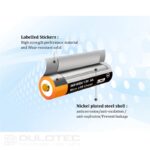 Baterie Vapcell P1418A 14500, 1800 mAh, 1,5 V, cu sistem de protecție și încărcare prin micro USB » Lanternaputernica.RO