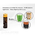 Baterie Vapcell P1418A 14500, 1800 mAh, 1,5 V, cu sistem de protecție și încărcare prin micro USB » Lanternaputernica.RO