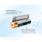 Baterie Vapcell P1835A 18650, 3500 mAh, 10 A, cu sistem de protecție și încărcare prin micro USB » Lanternaputernica.RO