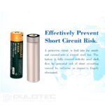 Baterie Vapcell P1835A 18650, 3500 mAh, 10 A, cu sistem de protecție și încărcare prin micro USB » Lanternaputernica.RO