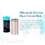 Baterie Vapcell P1608A 16340 de 800 mAh cu sistem de protecție și încărcare prin micro USB » Lanternaputernica.RO
