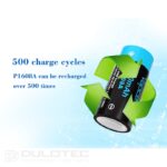 Baterie Vapcell P1608A 16340 de 800 mAh cu sistem de protecție și încărcare prin micro USB » Lanternaputernica.RO