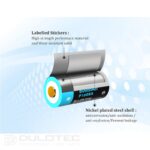 Baterie Vapcell P1608A 16340 de 800 mAh cu sistem de protecție și încărcare prin micro USB » Lanternaputernica.RO