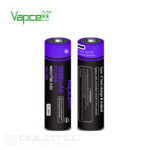 Baterie Vapcell P2150A 21700 de 5000 mAh, 10 A, cu protecție și încărcare prin USB-C » Lanternaputernica.RO
