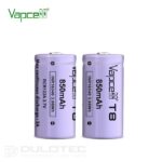 Baterie Vapcell 16340 T8 850 mAh 3A » Lanternaputernica.RO
