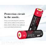 Baterie Vapcell P1409A 14500 de 950 mAh cu sistem de protecție și încărcare prin micro USB » Lanternaputernica.RO