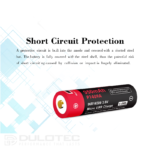 Baterie Vapcell P1409A 14500 de 950 mAh cu sistem de protecție și încărcare prin micro USB » Lanternaputernica.RO