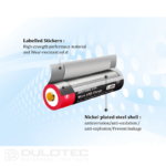 Baterie Vapcell P1409A 14500 de 950 mAh cu sistem de protecție și încărcare prin micro USB » Lanternaputernica.RO