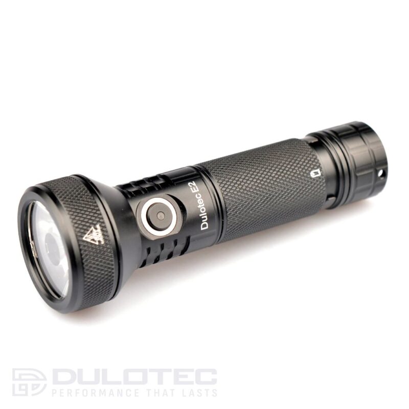 Lanternă compactă Dulotec E2 cu rază lungă de acțiune, cu baterie inclusă » Lanternaputernica.RO