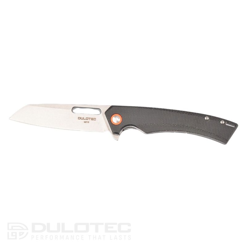 Cuțit pliabil Dulotec K215 – Negru, oțel inoxidabil 8Cr13Mov » Lanternaputernica.RO
