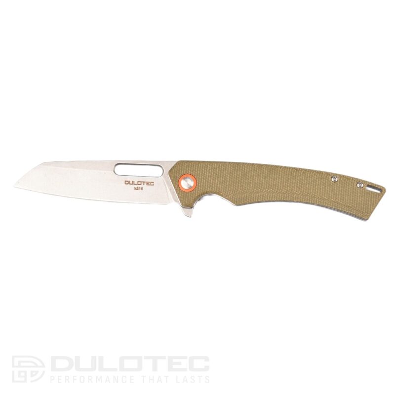 Cuțit pliant Dulotec K215 – verde deschis, oțel inoxidabil 8Cr13Mov » Lanternaputernica.RO