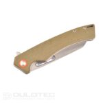 Cuțit pliant Dulotec K215 – verde deschis, oțel inoxidabil 8Cr13Mov » Lanternaputernica.RO