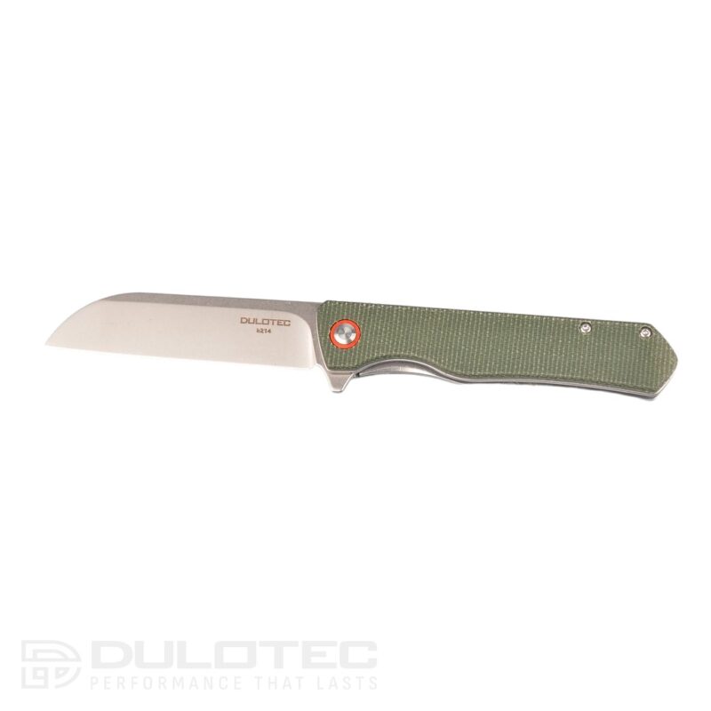 Cuțit pliant Dulotec K214 – Oțel pentru unelte D2 verde » Lanternaputernica.RO