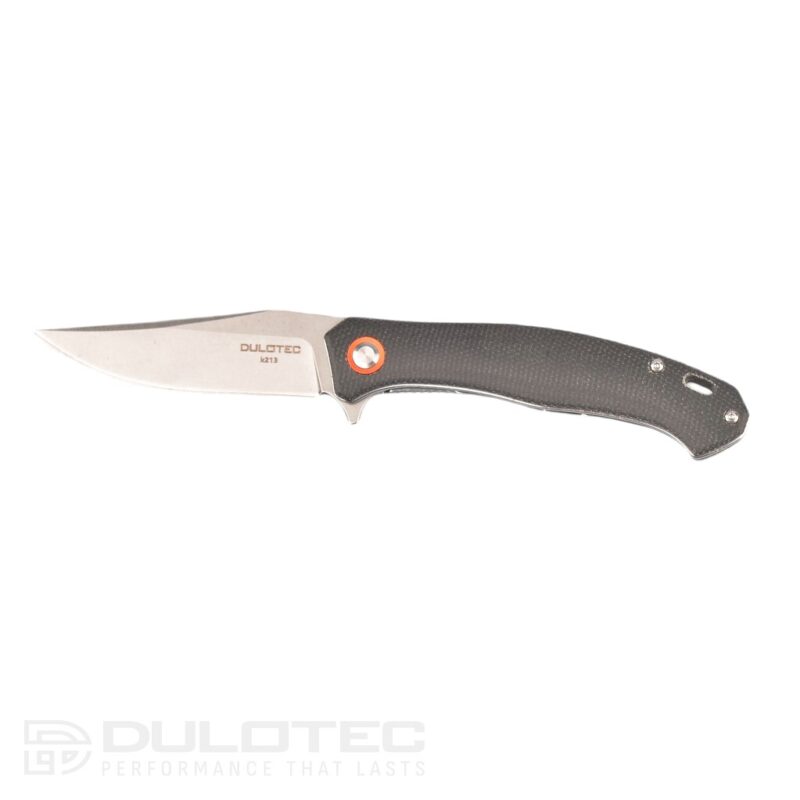 Cuțit pliant Dulotec K213 – Negru, oțel inoxidabil 8Cr13Mov » Lanternaputernica.RO