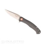 Cuțit pliant Dulotec K213 – Negru, oțel inoxidabil 8Cr13Mov » Lanternaputernica.RO