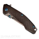 Cuțit pliant Dulotec K260 – mâner din G10 cu acoperire din carbon » Lanternaputernica.RO