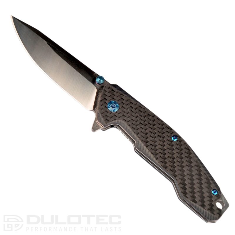 Cuțit pliant Dulotec K260 – mâner din G10 cu acoperire din carbon » Lanternaputernica.RO