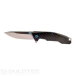 Cuțit pliant Dulotec K260 – mâner din G10 cu acoperire din carbon » Lanternaputernica.RO