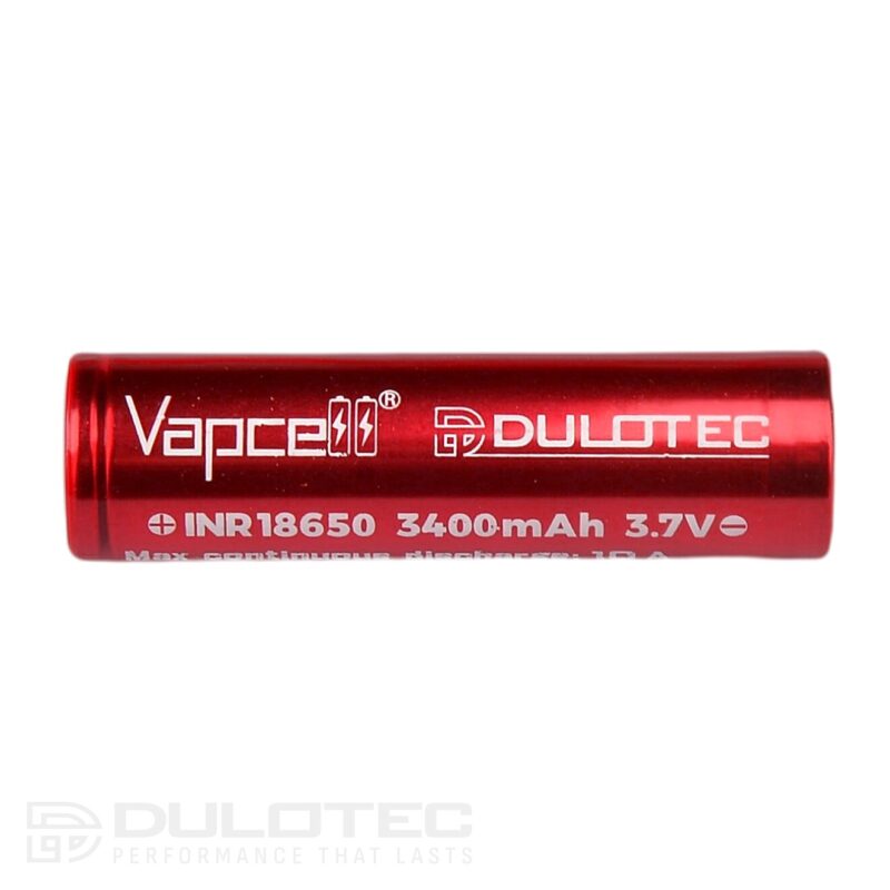 Baterie Vapcell Dulotec 18650, 3400 mAh, 10 A/25 A » Lanternaputernica.RO