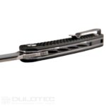 Cuțit pliant Dulotec K255 – mâner din polimer G10 și lamă din oțel de unelte D2 » Lanternaputernica.RO