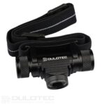 Lampă frontală puternică Dulotec H6 cu zoom + baterie de 3400 mAh, lumină albă » Lanternaputernica.RO