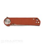 Cuțit pliant Dulotec K256-BR – mâner din Micarta și oțel pentru unelte D2 » Lanternaputernica.RO