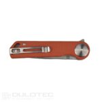Cuțit pliant Dulotec K256-BR – mâner din Micarta și oțel pentru unelte D2 » Lanternaputernica.RO