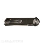 Cuțit pliant Dulotec K256-BK – mâner din Micarta și oțel pentru unelte D2 » Lanternaputernica.RO