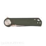 Cuțit pliant Dulotec K256-GR – mâner din Micarta și oțel pentru unelte D2 » Lanternaputernica.RO