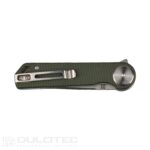 Cuțit pliant Dulotec K256-GR – mâner din Micarta și oțel pentru unelte D2 » Lanternaputernica.RO