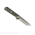 Cuțit pliant Dulotec K256-GR – mâner din Micarta și oțel pentru unelte D2 » Lanternaputernica.RO