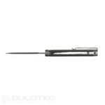 Cuțit pliant Dulotec K256-GR – mâner din Micarta și oțel pentru unelte D2 » Lanternaputernica.RO