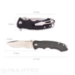 Cuțit pliant Dulotec K121 – oțel inoxidabil 8Cr13MoV » Lanternaputernica.RO