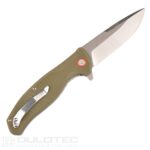 Cuțit pliant Dulotec K222 – verde, oțel inoxidabil 8Cr14Mov » Lanternaputernica.RO