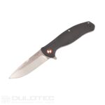 Cuțit pliant Dulotec K222 – Negru, oțel inoxidabil 8Cr14Mov » Lanternaputernica.RO