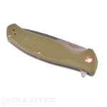 Cuțit pliant Dulotec K222 – verde, oțel inoxidabil 8Cr14Mov » Lanternaputernica.RO