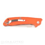 Cuțit pliant Dulotec K223 – portocaliu, oțel inoxidabil 5Cr14Mov » Lanternaputernica.RO