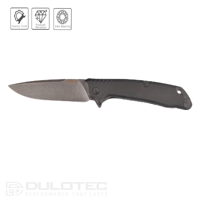 Cuțit pliant Dulotec K223 – Negru, oțel inoxidabil 5Cr14Mov » Lanternaputernica.RO