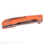 Cuțit pliant Dulotec K223 – portocaliu, oțel inoxidabil 5Cr14Mov » Lanternaputernica.RO