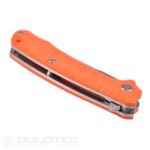 Cuțit pliant Dulotec K223 – portocaliu, oțel inoxidabil 5Cr14Mov » Lanternaputernica.RO