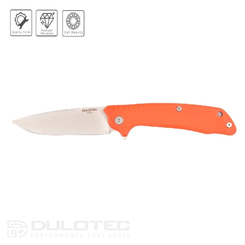 Cuțit pliant Dulotec K223 – portocaliu, oțel inoxidabil 5Cr14Mov » Lanternaputernica.RO Cuțit pliant Dulotec K223 – portocaliu, oțel inoxidabil 5Cr14Mov » Lanternaputernica.RO