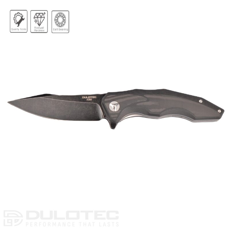Cuțit pliant Dulotec K300 – oțel pentru unelte D2 » Lanternaputernica.RO