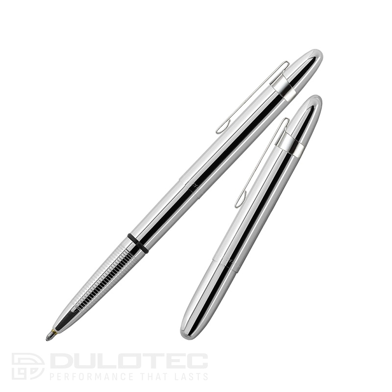 Pix cu bilă Fisher Space Pen Chrome Bullet, cu agrafă – 400CL, în cutie cadou » Lanternaputernica.RO