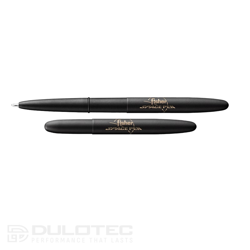 Fisher Space Pen, model „Bullet”, negru mat, cu logo Space Pen, fără agrafă, 400B/FSP » Lanternaputernica.RO