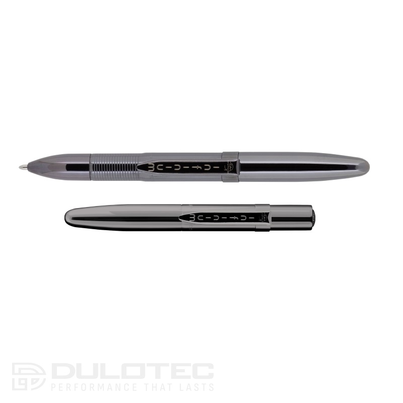 Fisher Space Pen, negru, cu acoperire din nitrură de titan, model Infinium, vârf mediu, cerneală albastră, INFB-1 » Lanternaputernica.RO