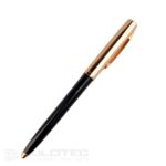 Pix Fisher Space Pen Cap-O-Matic cu capac din alamă și corp negru, modelul 775G-B, într-o cutie cadou » Lanternaputernica.RO