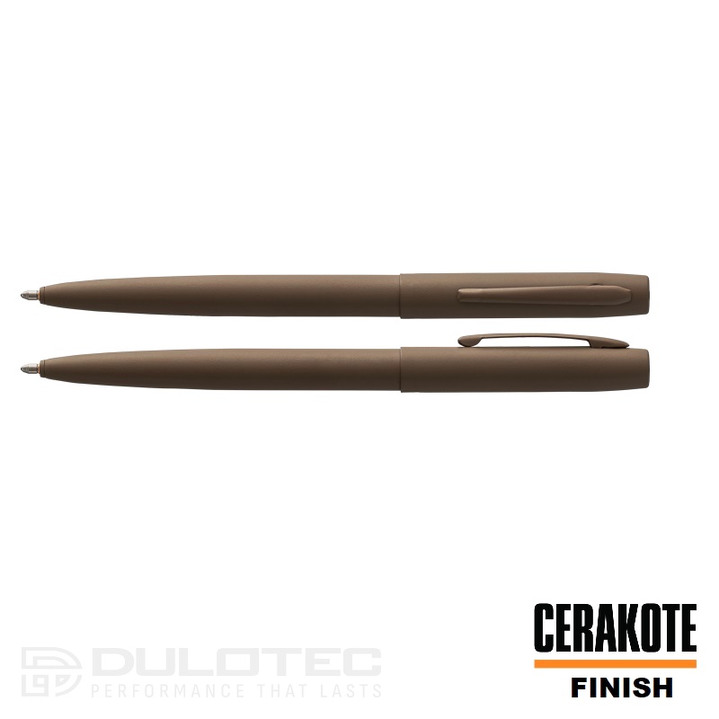Fisher Space Pen Cap-O-Matic Ceracote Flat Dark Earth M4H265 într-o cutie cadou » Lanternaputernica.RO