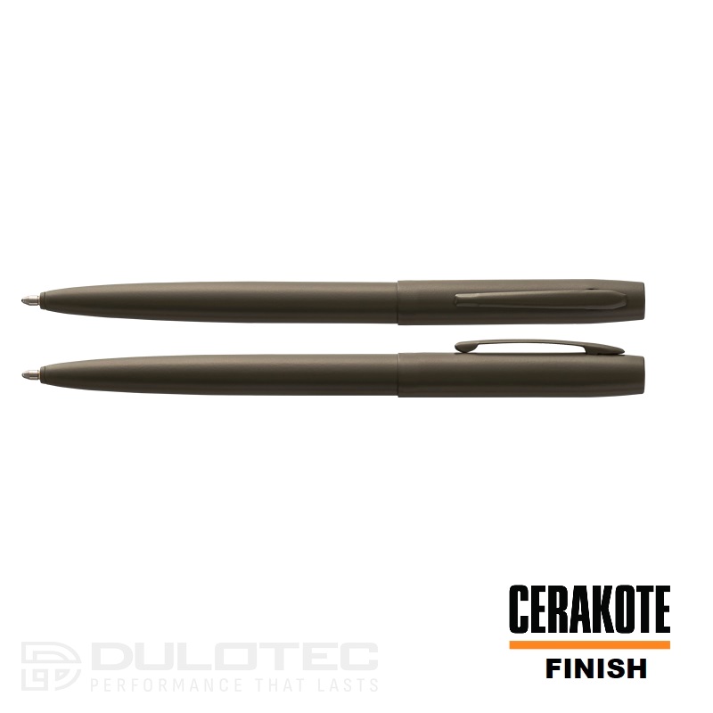 Fisher Space Pen Cap-O-Matic Ceracote verde O.D. M4H240 într-o cutie cadou » Lanternaputernica.RO
